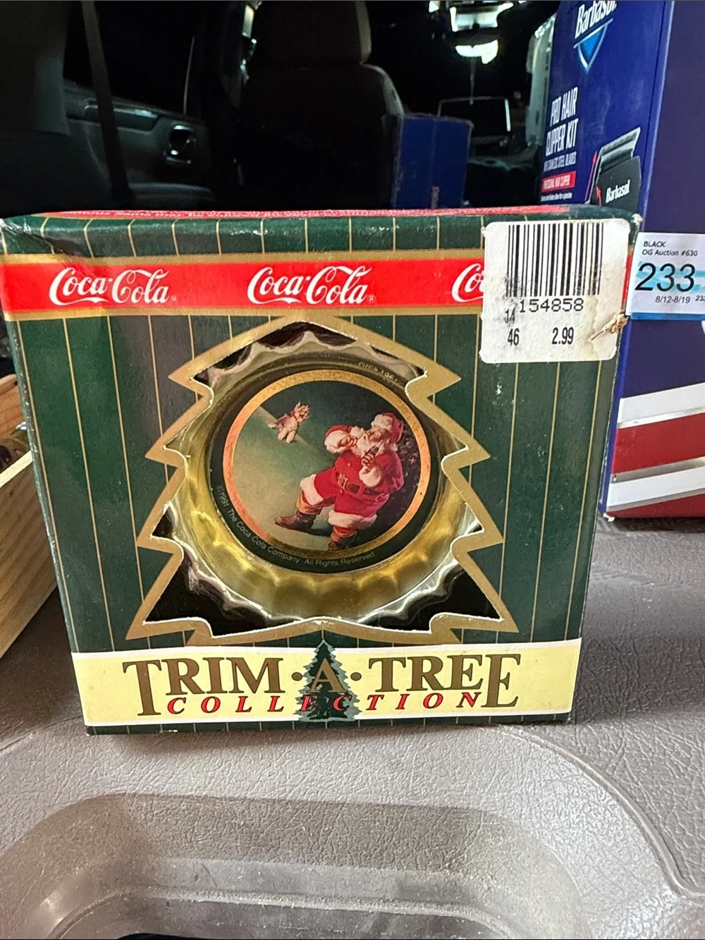 Coca Cola Red and Green Trim-A-Tree Holiday Ornament